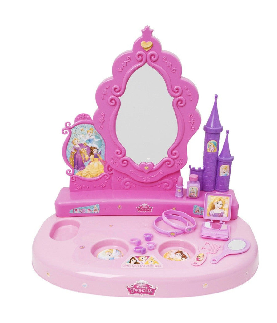 Specchiera Da Tavolo Principesse Disney Altezza 42 Cm Con Accessori Bambine         