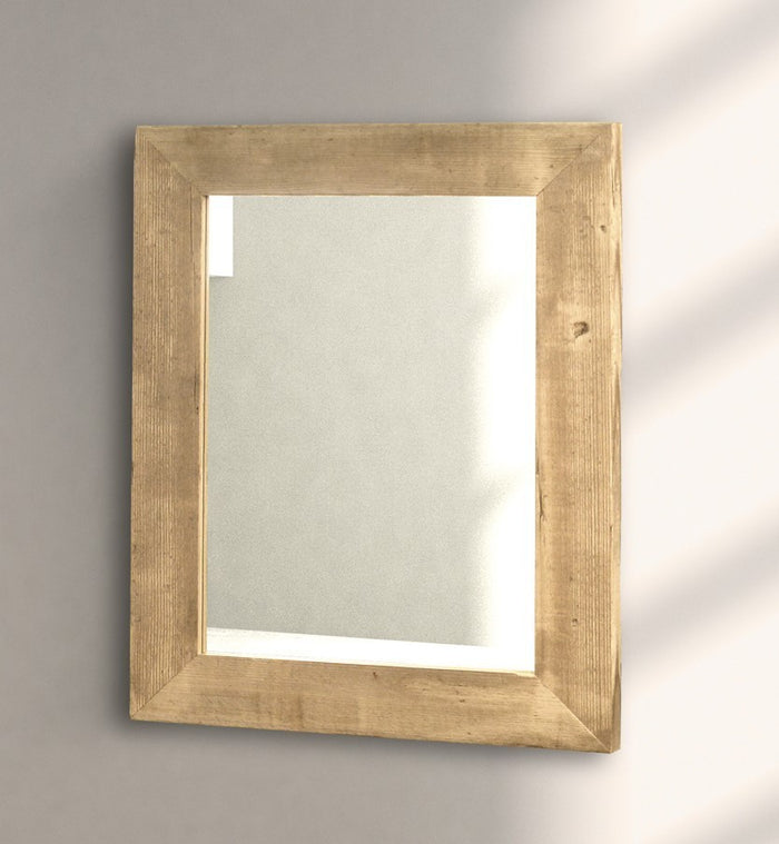 Specchiera in legno tinta naturale misure l.97x76