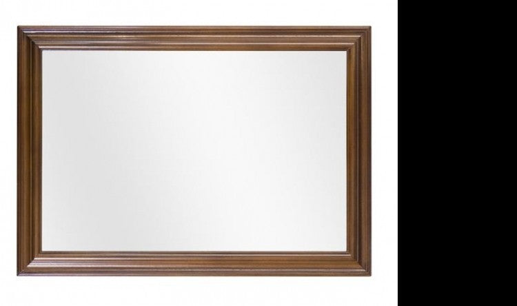 Specchiera in legno tinta noce rettangolare misure: 49 x 69 x 3