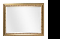 Specchiera in foglia oro rettangolare misure: 74 x 94 x 4