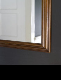 Specchiera in legno tinta noce rettangolare misure: 49 x 69 x 3