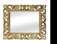 Specchiera in foglia oro rettangolare misure: 87 x 107 x 6