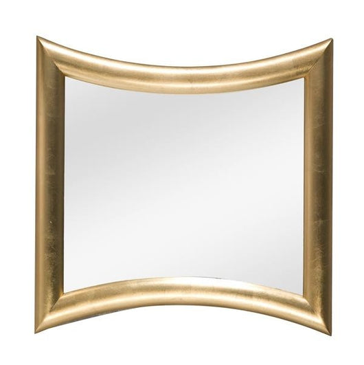 Mobili2g - 01 specchiera in foglia oro sagomata misure: 63 x 63 x 3