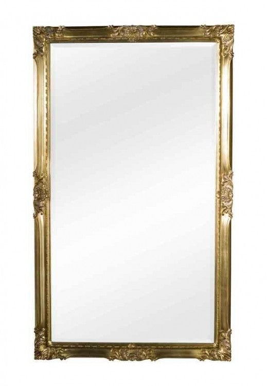 Mobili2g - specchiera in foglia oro rettangolare misure: 62 x 82 x 5,5