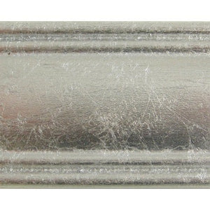 Specchiera in foglia argento rettangolare misure: 73 x 93 x 3