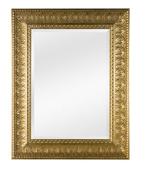 Specchiera in foglia oro rettangolare misure:73 x 93 x 6