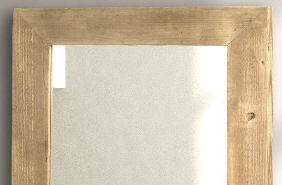 Specchiera in legno tinta naturale misure l.97x76