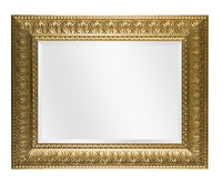 Specchiera in foglia oro rettangolare misure:73 x 93 x 6