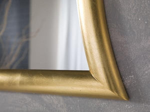 Mobili2g - 01 specchiera in foglia oro sagomata misure: 63 x 63 x 3