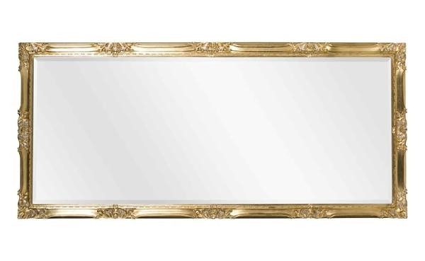 Specchiera in foglia oro rettangolare misure: 82 x 182 x 5,5