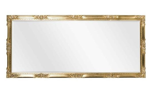 Specchiera in foglia oro rettangolare misure: 82 x 182 x 5,5