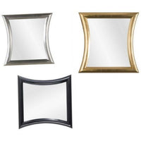 Mobili2g - 01 specchiera in foglia oro sagomata misure: 63 x 63 x 3