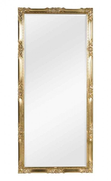 Specchiera in foglia oro rettangolare misure: 82 x 182 x 5,5