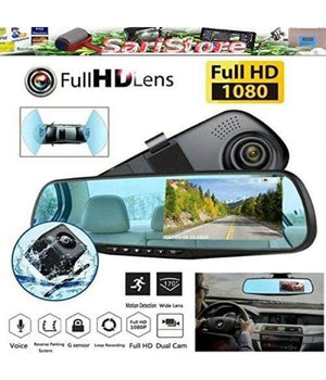 Specchietto Camera Posteriore Hd Registratore Auto Specchio Retrovisore Q-a182         