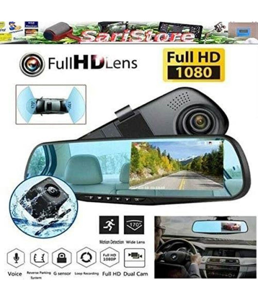 Specchietto Camera Posteriore Hd Registratore Auto Specchio Retrovisore Q-a182         