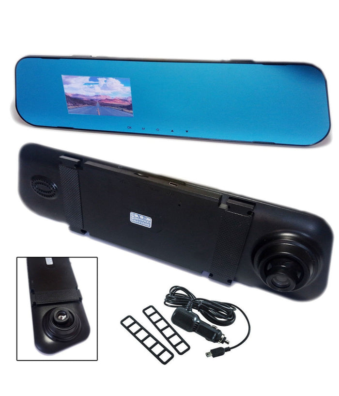 Specchietto Frontale Monitor Dvr Videoregistratore Telecamera Anteriore Full Hd         