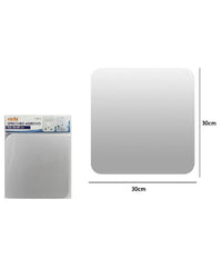 Specchio Adesivo Forma Quadrata Adesiva Murale Arredamento Casa 30 X 30 Cm         