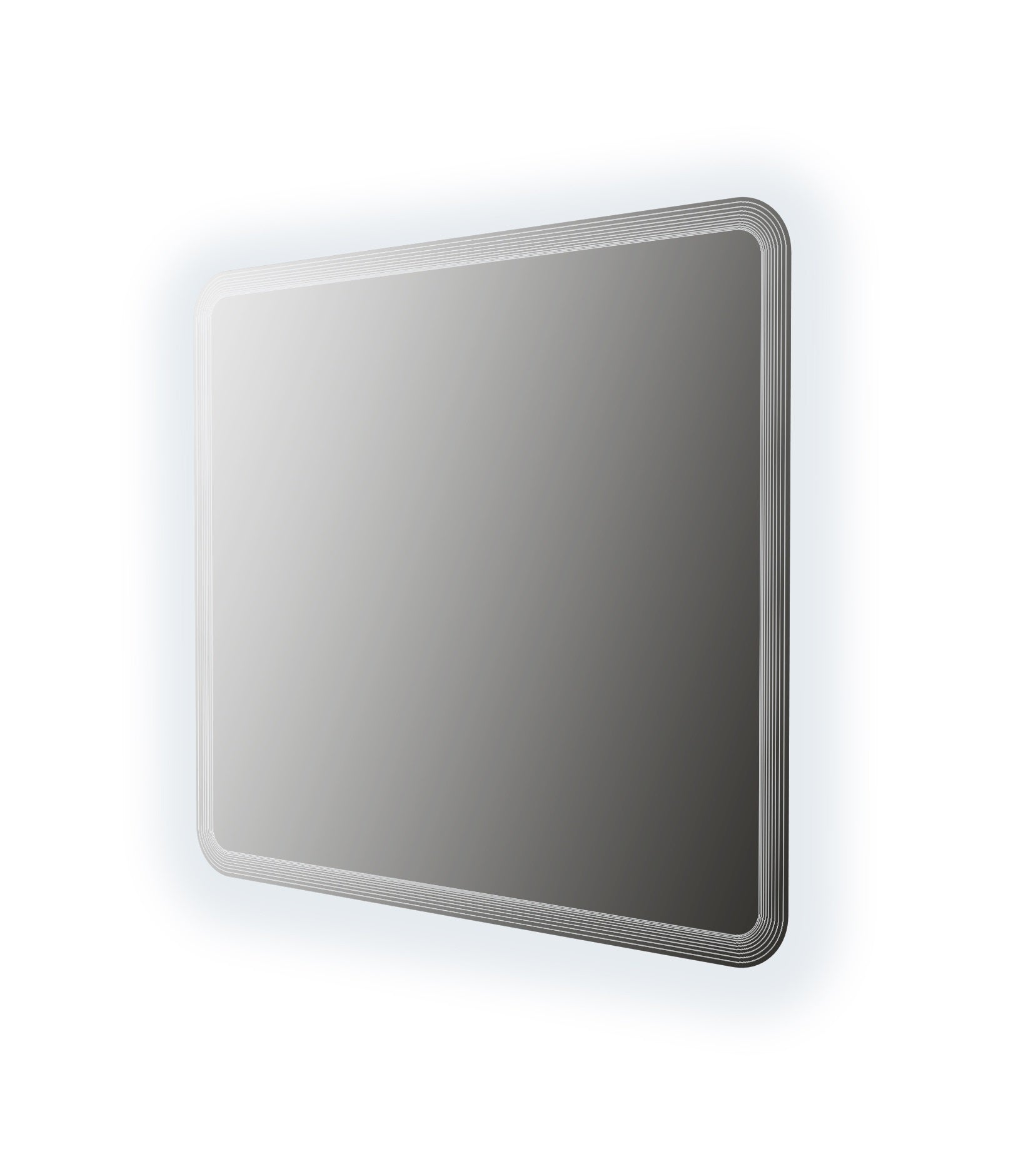 Specchio illuminazione led con disegno lavorato Made in Italy 54352