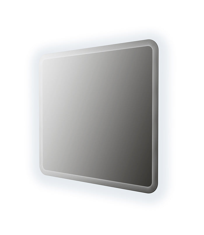 Specchio illuminazione led con disegno lavorato Made in Italy 54352