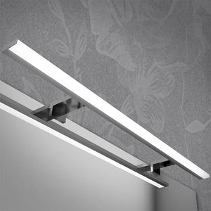 Specchio bagno 105x70 cm reversibile con luce LED naturale
