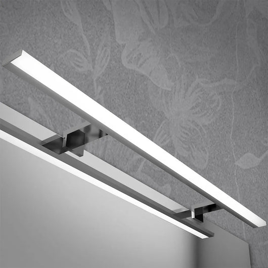Specchio bagno 105x70 cm reversibile con luce LED naturale
