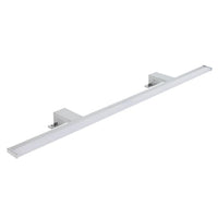 Specchio bagno 105x70 cm reversibile con luce LED naturale