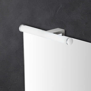 Specchio bagno 50x70 cm reversibile con LED naturale