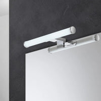 Specchio bagno 50x70 cm reversibile con LED naturale