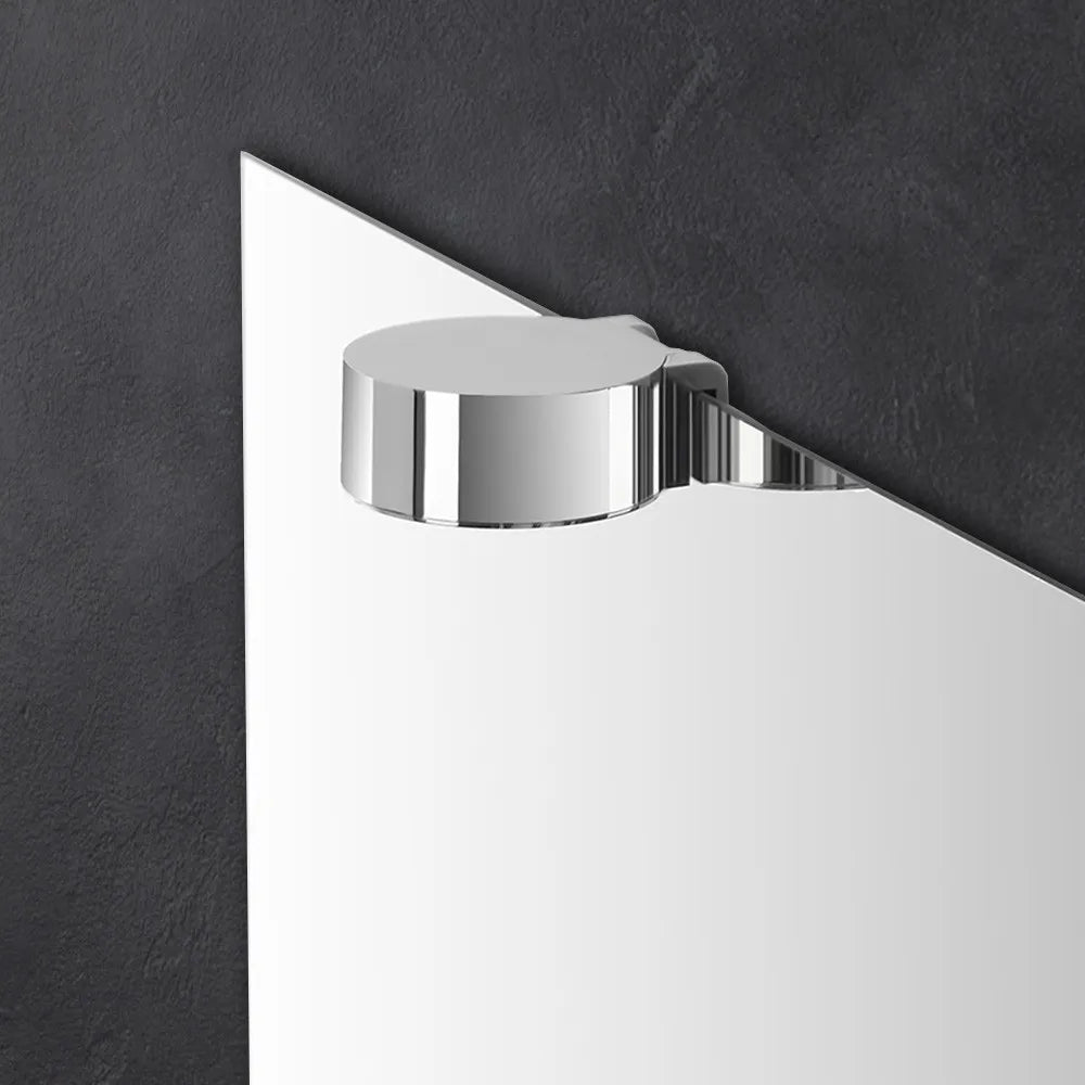 Specchio bagno 50x70 cm reversibile con luce LED naturale