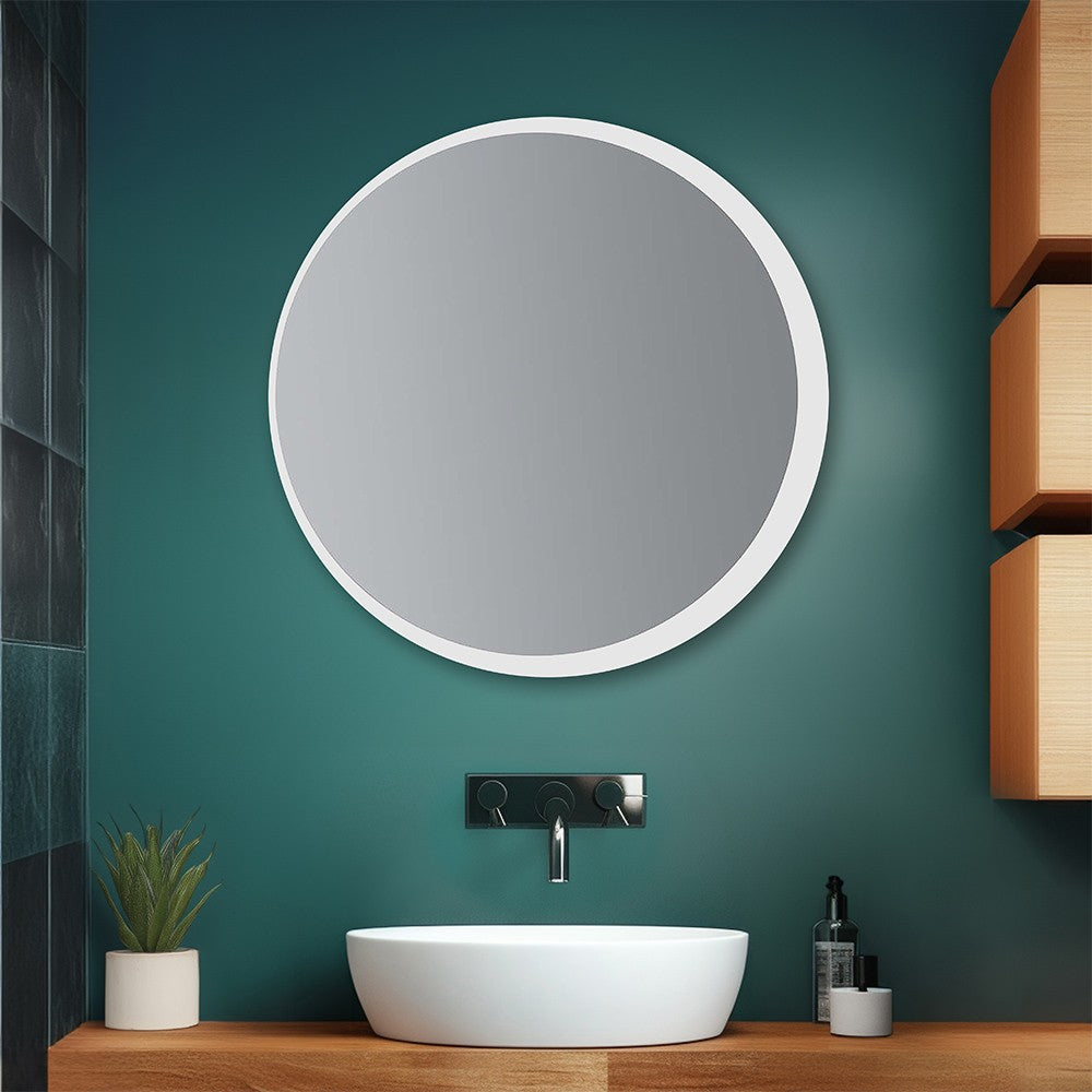 Specchio bagno 70 cm con retroilluminazione LED bianco naturale