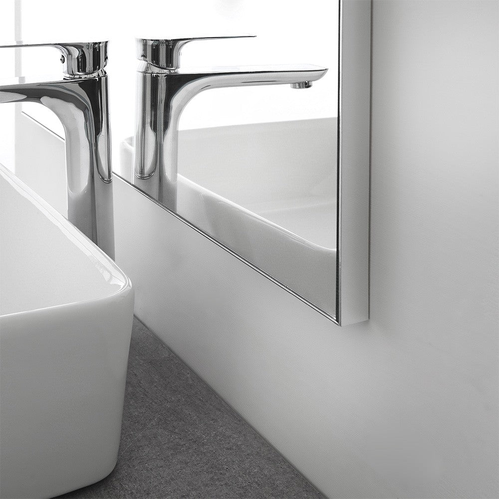 Specchio bagno 70x100 cm installazione reversibile e fissaggi inclusi