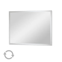 Specchio bagno a filo 60x80 cm reversibile con bisellatura 2,5 cm