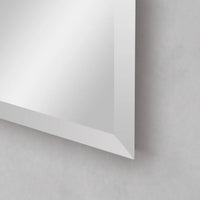 Specchio bagno a filo 60x80 cm reversibile con bisellatura 2,5 cm