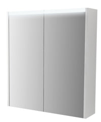 Specchio 2 ante illuminazione led Made in Italy 84217 Bianco Opaco