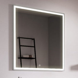 Specchio bagno illuminazione LED anti appannamento Baku 120x80: tecnologia e stile per il tuo bagno