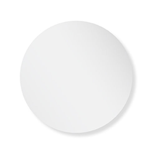 Specchio bagno tondo 50 cm a filo lucido con installazione a parete