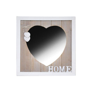 Specchio con cuori quadrato cm 30x30x1,5