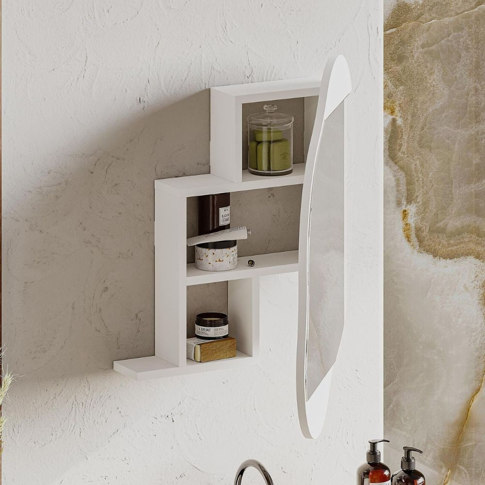 Specchio contenitore Cloud a forma di nuvola – Stile, funzione e magia per i tuoi spazi