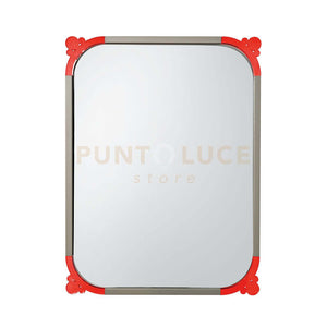 specchio da parete particolare corner classic Fango in Ferro e polimetilmetacrilato 60x80Hcm