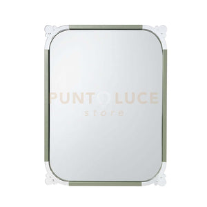 specchio da parete particolare corner classic Giada in Ferro e polimetilmetacrilato 60x80Hcm