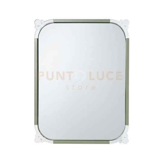 specchio da parete particolare corner classic Giada in Ferro e polimetilmetacrilato 60x80Hcm