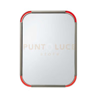 specchio da parete particolare corner liscio Fango in Ferro e polimetilmetacrilato 60x80Hcm