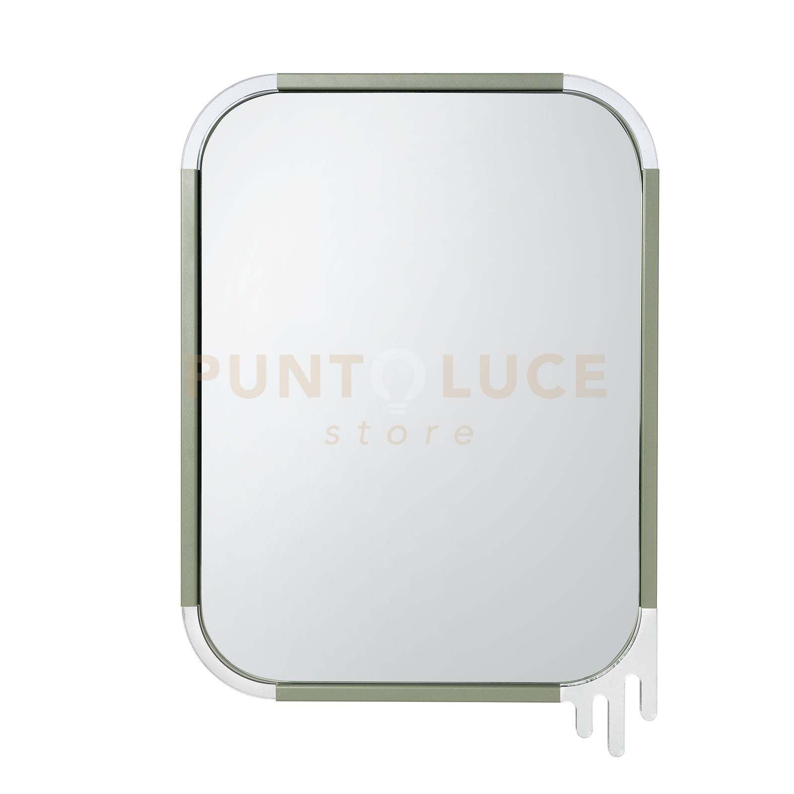 specchio da parete particolare corner vernissage Giada in Ferro e polimetilmetacrilato 60x80Hcm