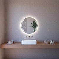 Specchio da Parete Rotondo Diametro 75 cm spessore 4 mm Retroilluminazione a LED