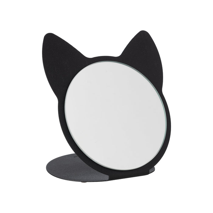 specchio da tavolo di design cat Bianco marmo in Ferro e vetro per lo specchio 20x17x20h cm