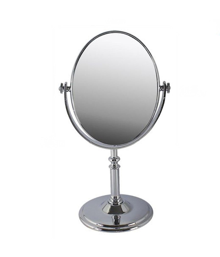 Specchio Da Tavolo Make Up Trucco Accessorio Bagno Donna Da 29 Cm Ovale 52769         