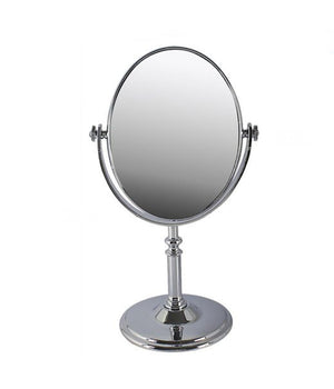 Specchio Da Tavolo Make Up Trucco Accessorio Bagno Donna Da 29 Cm Ovale 52769         