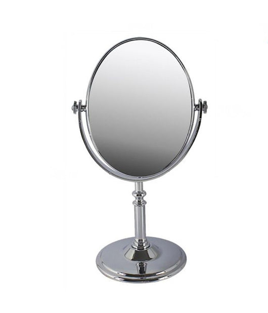 Specchio Da Tavolo Make Up Trucco Accessorio Bagno Donna Da 29 Cm Ovale 52769         