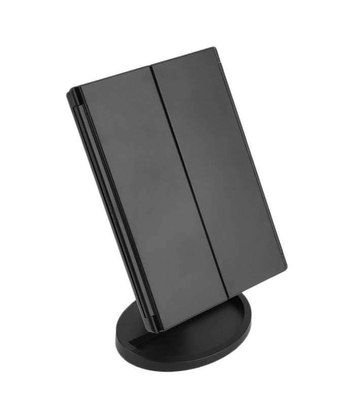 Specchio Da Trucco Illuminato 22 Led Portatile 4 Specchi Make Up 1x 2x 3x 180°         