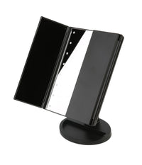 Specchio Da Trucco Illuminato 22 Led Portatile 4 Specchi Make Up 1x 2x 3x 180°         